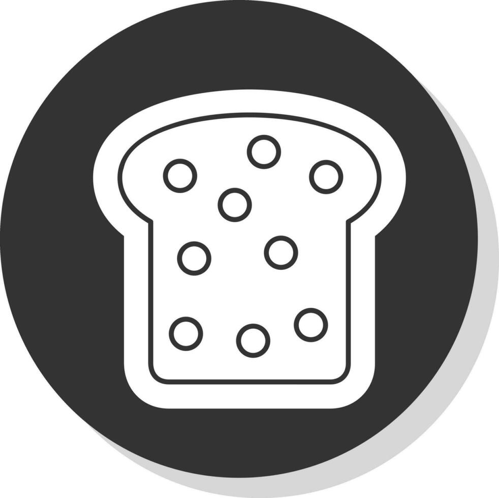 Brot-Vektor-Icon-Design vektor