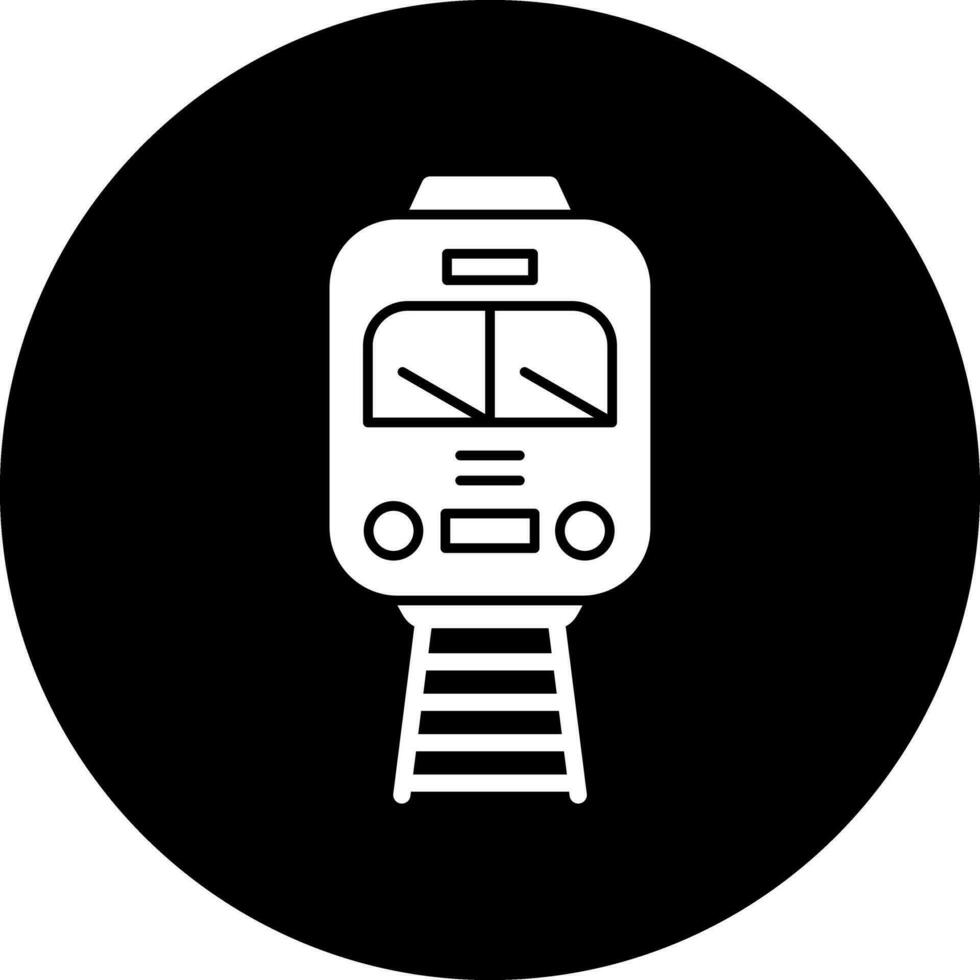 Straßenbahn-Vektor-Icon-Design vektor