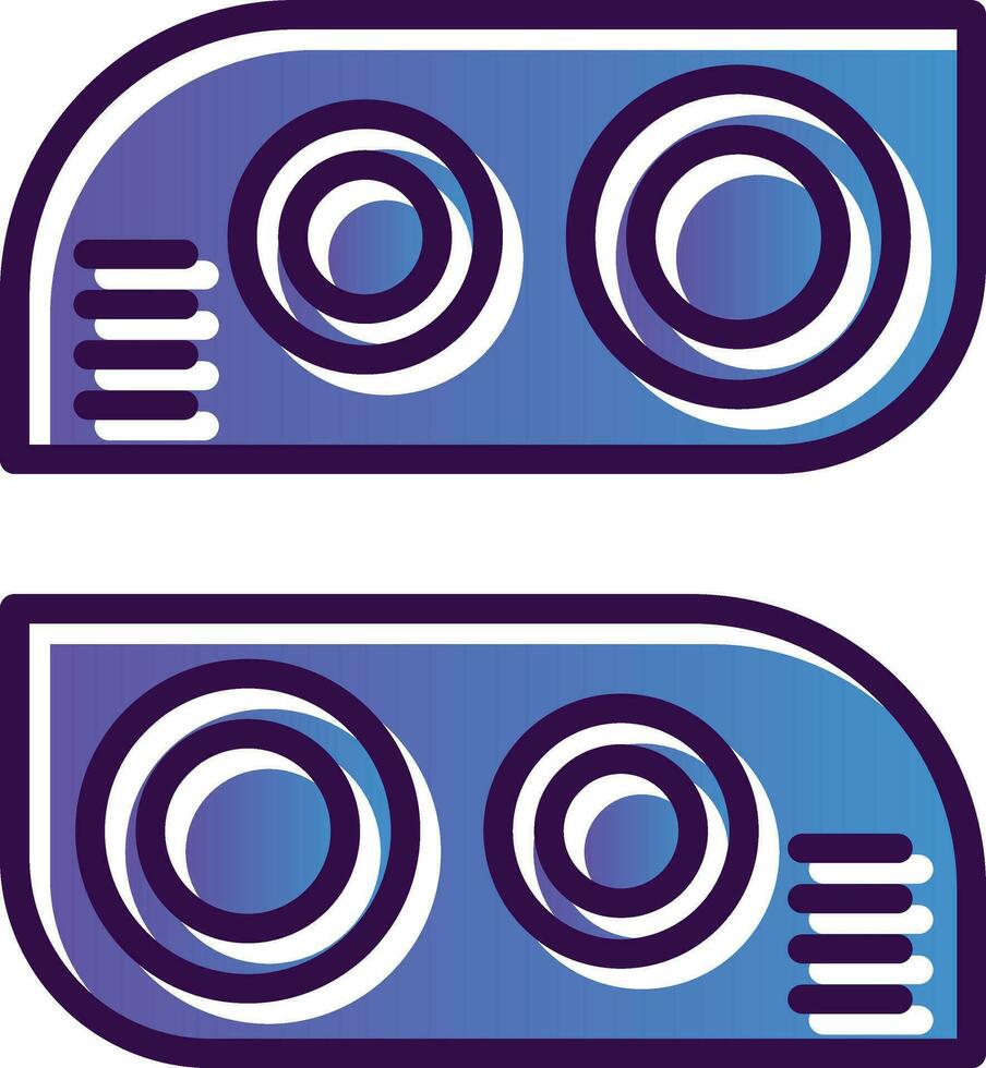 Auto Licht Vektor Symbol Design