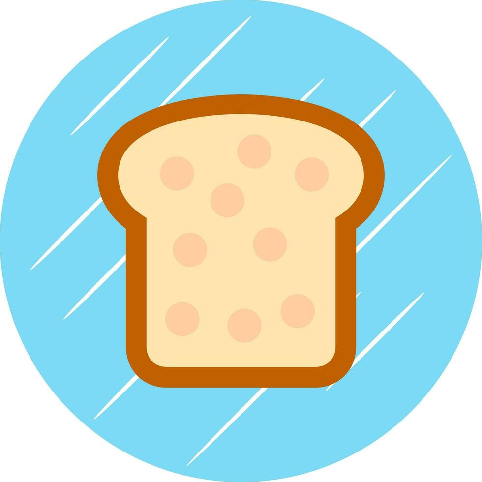 Brot-Vektor-Icon-Design vektor