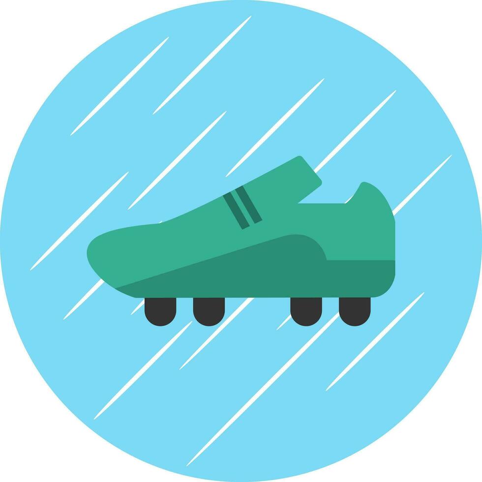 Fußballschuhe Vektor-Icon-Design vektor