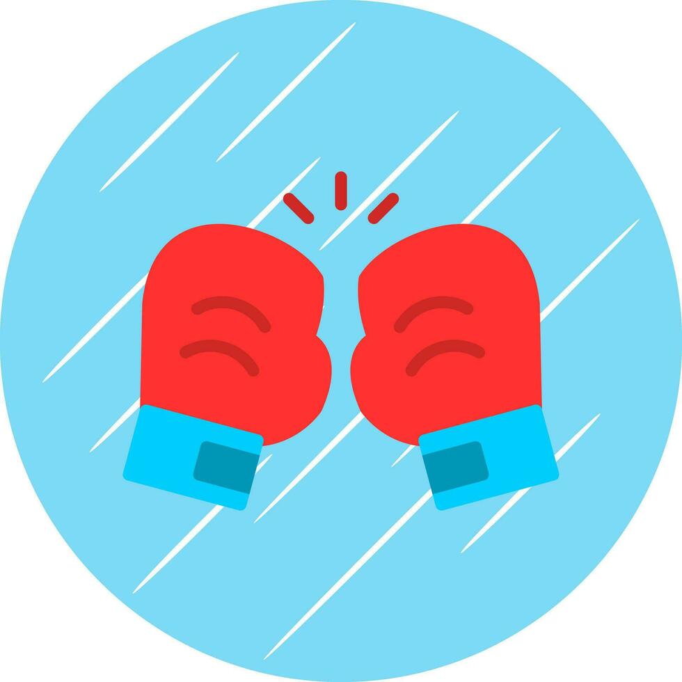 Boxhandschuhe Vektor-Icon-Design vektor