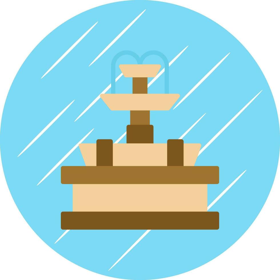 Brunnen-Vektor-Icon-Design vektor