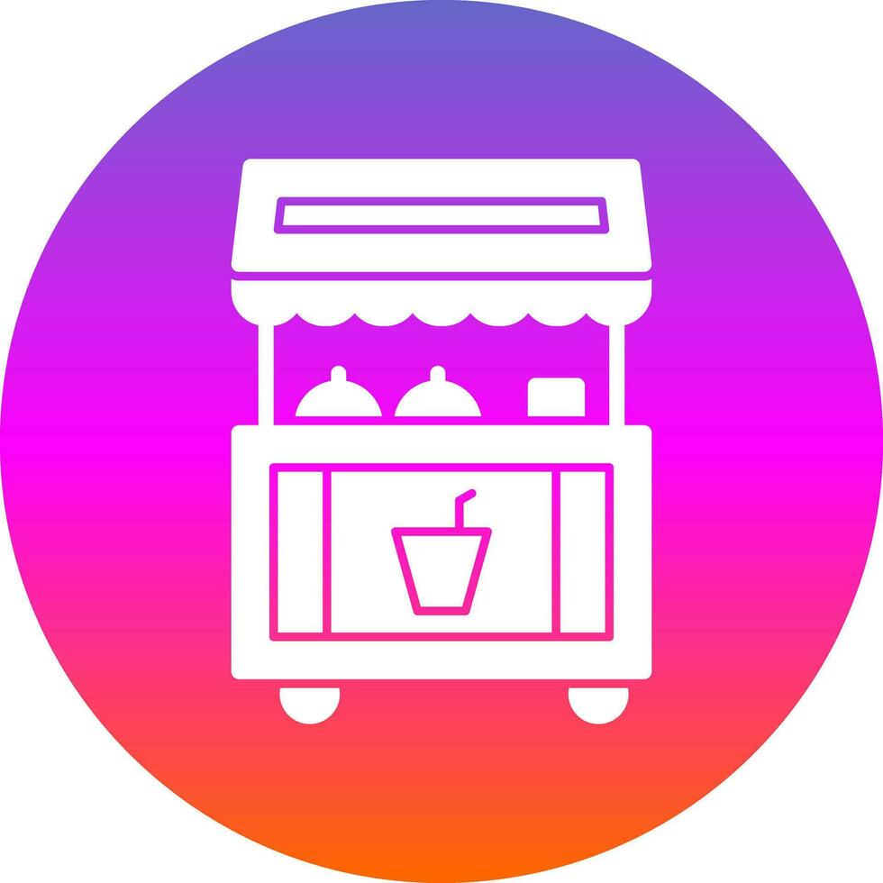 Food-Stand-Vektor-Icon-Design vektor