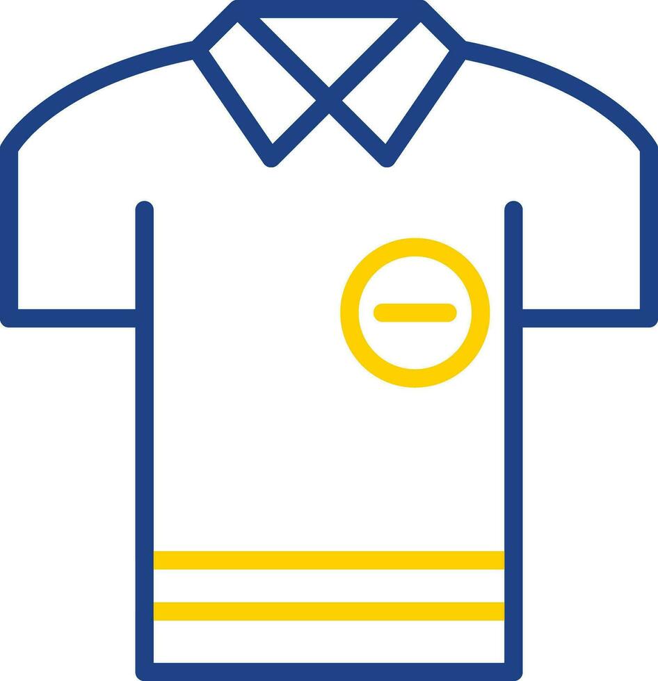 Poloshirt-Vektor-Icon-Design vektor