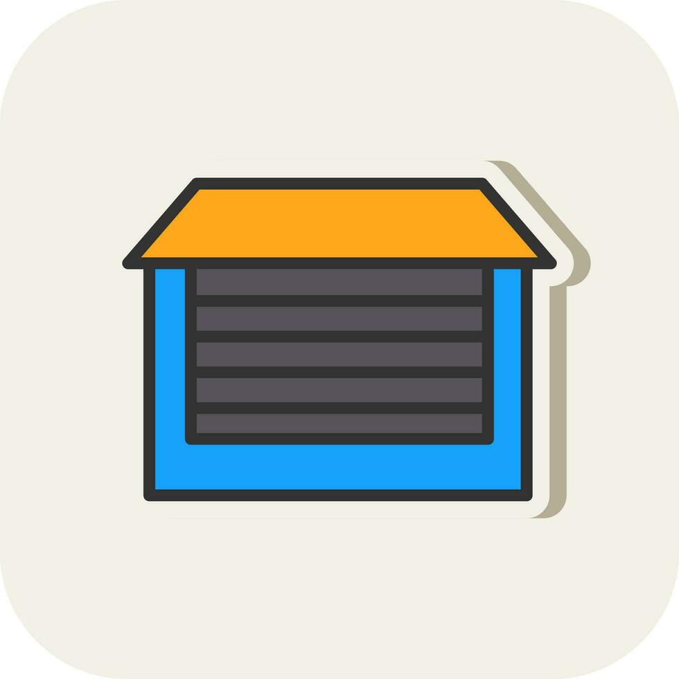 Garage-Vektor-Icon-Design vektor