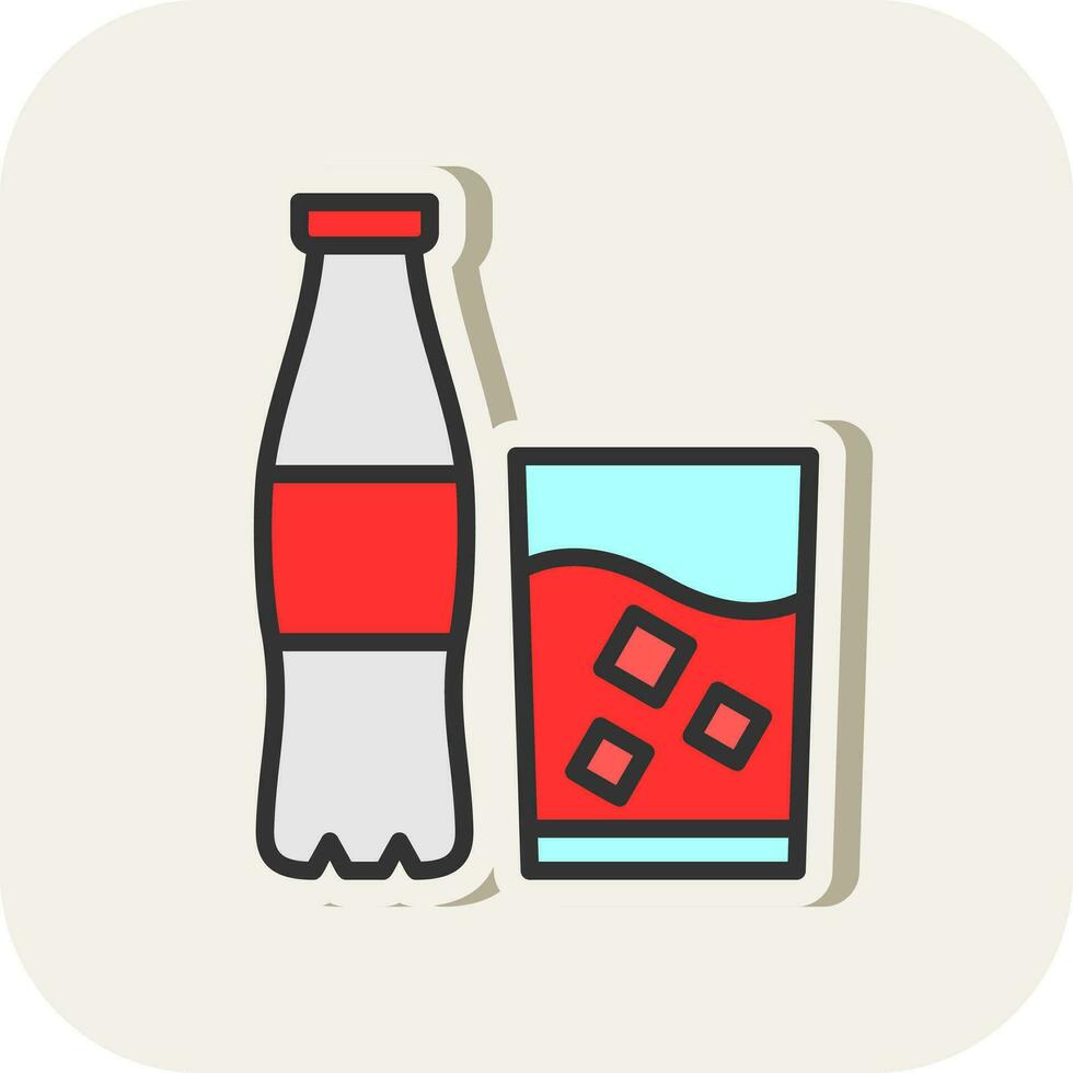 Soda-Vektor-Icon-Design vektor