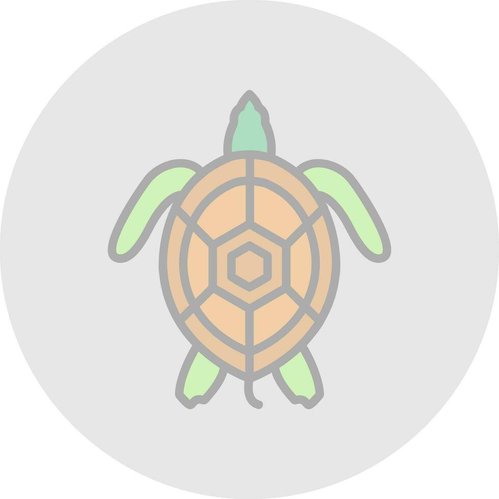 Schildkröten-Vektor-Icon-Design vektor