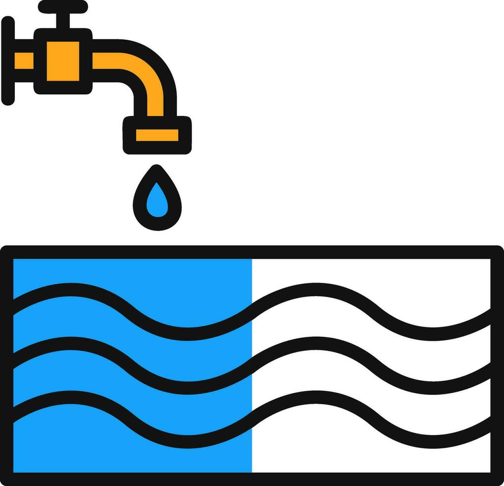 Wasser-Vektor-Icon-Design vektor