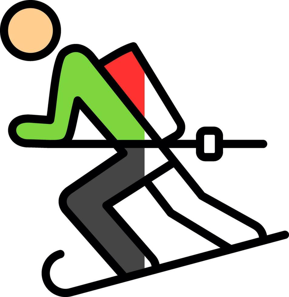 Ski Vektor Symbol Design