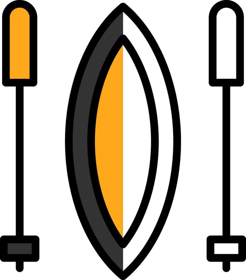 slalom vektor ikon design