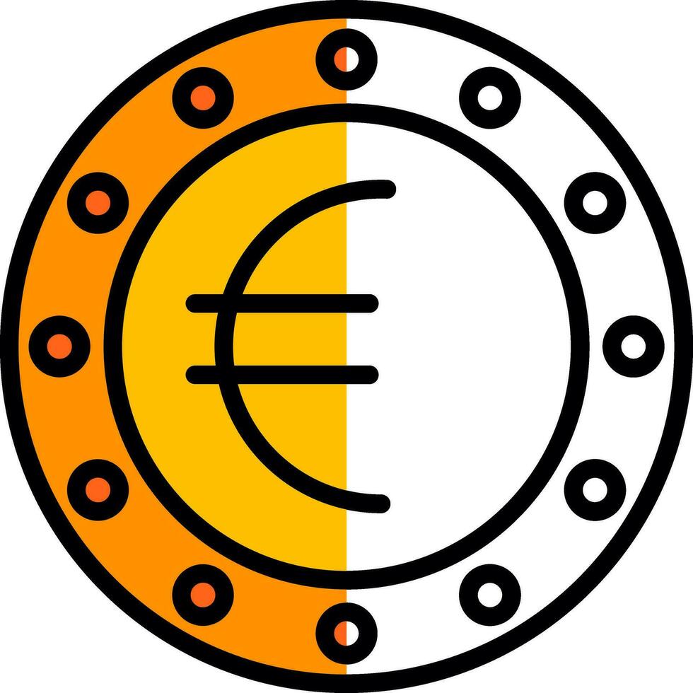Euro-Vektor-Icon-Design vektor