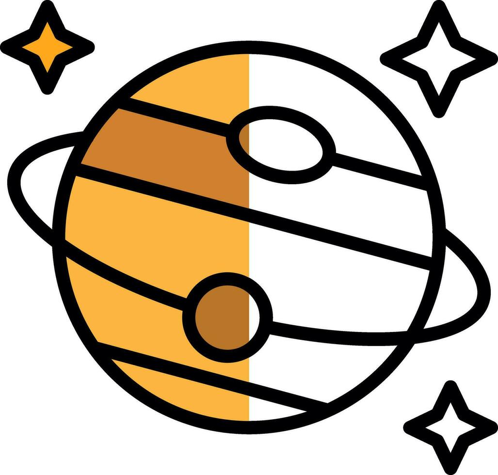 Saturn Vektor Symbol Design