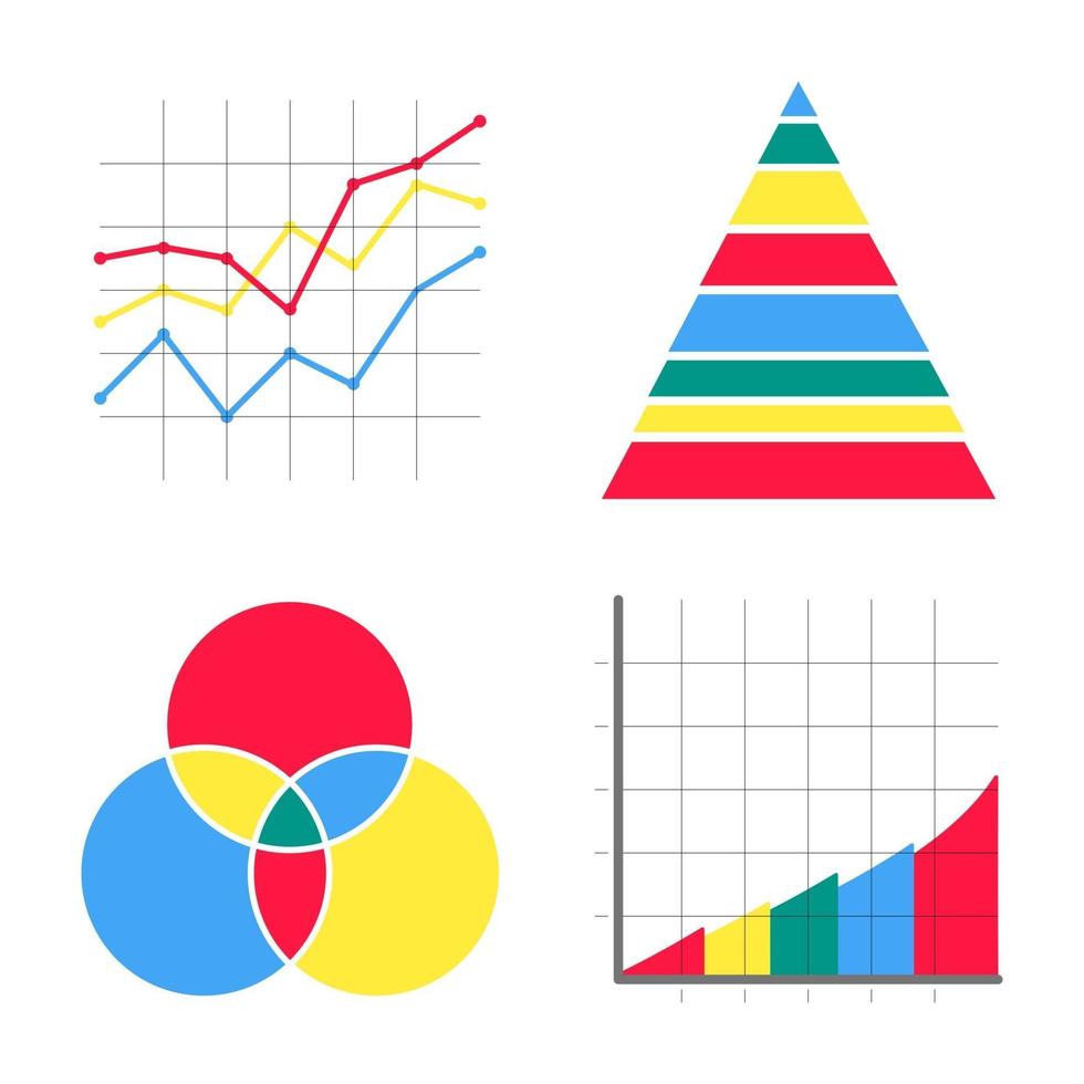 modern platt stil design infographics ikoner tecken anger vektorillustration isolerad på vit bakgrund vektor