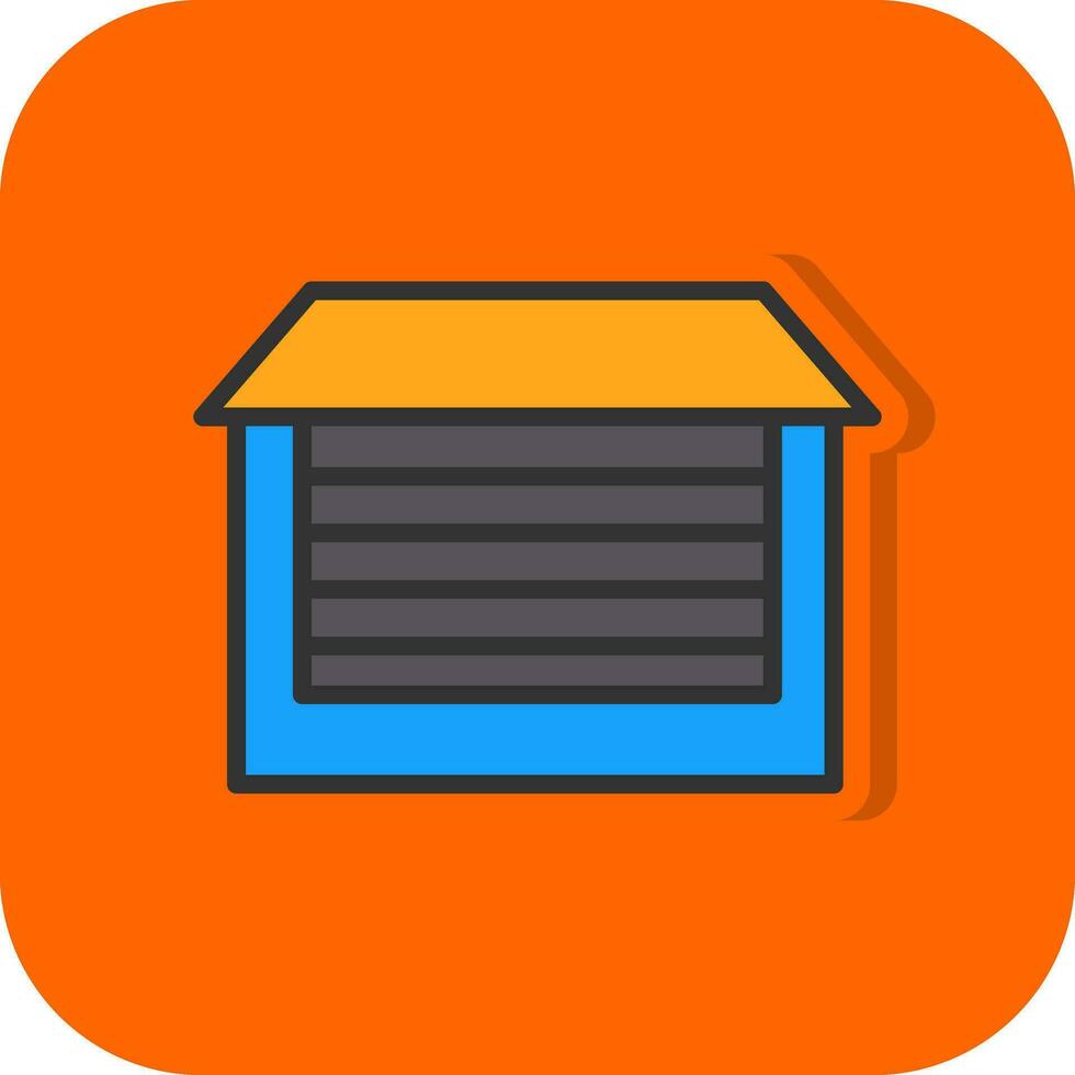 Garage-Vektor-Icon-Design vektor