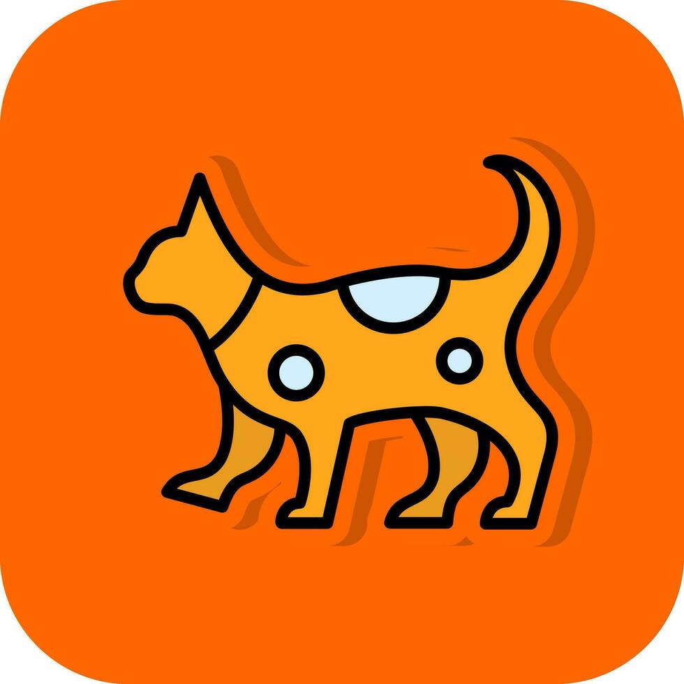 Katze-Vektor-Icon-Design vektor