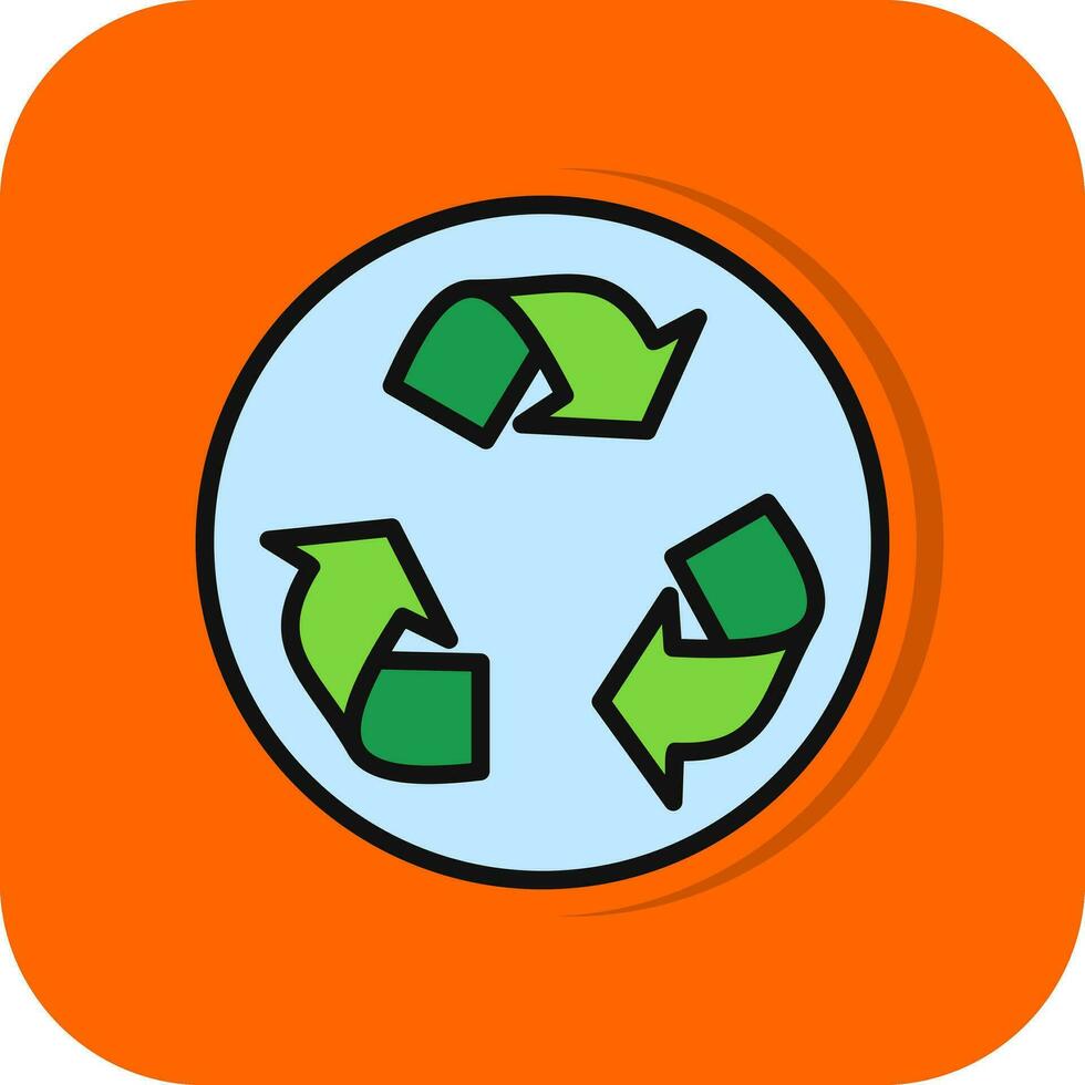 Recycling-Vektor-Icon-Design vektor