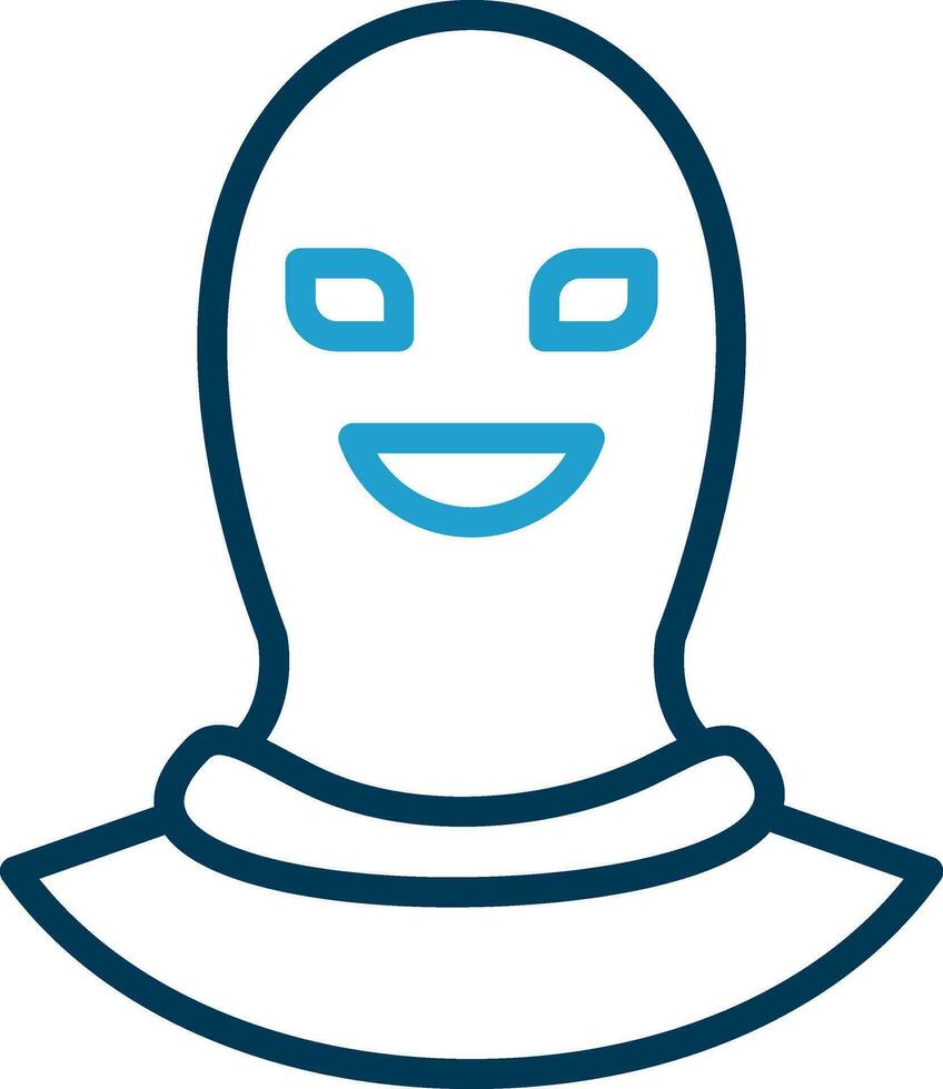 Balaclava-Vektor-Icon-Design vektor