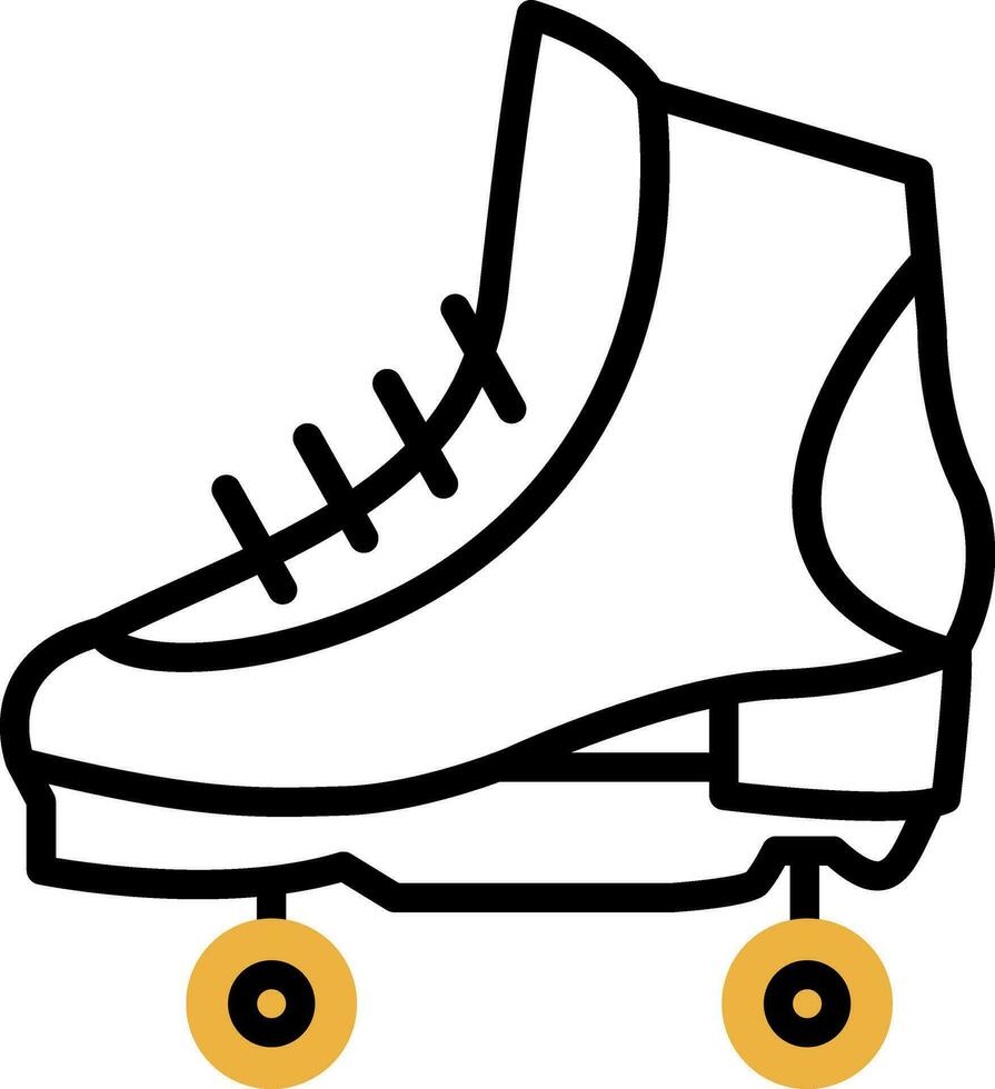 Rollschuhe Vektor Symbol Design