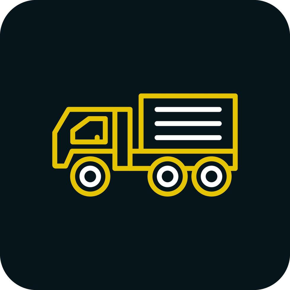 LKW-Vektor-Icon-Design vektor