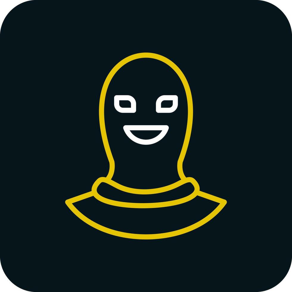 Balaclava-Vektor-Icon-Design vektor