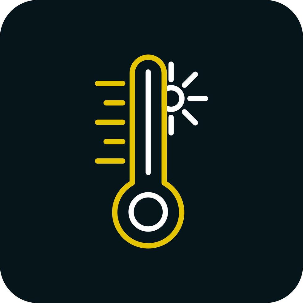 termometer vektor ikon design