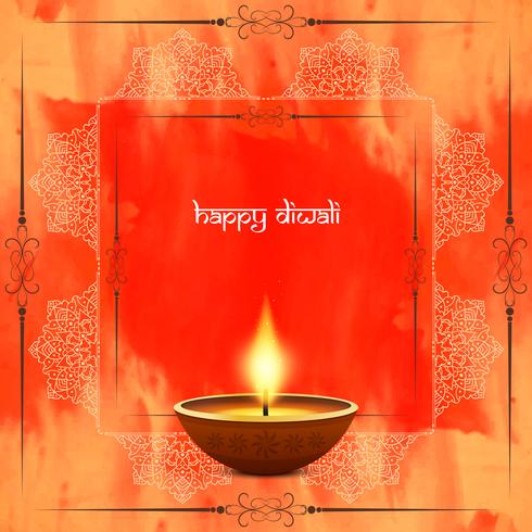 Abstrakter glücklicher Diwali Hintergrund vektor