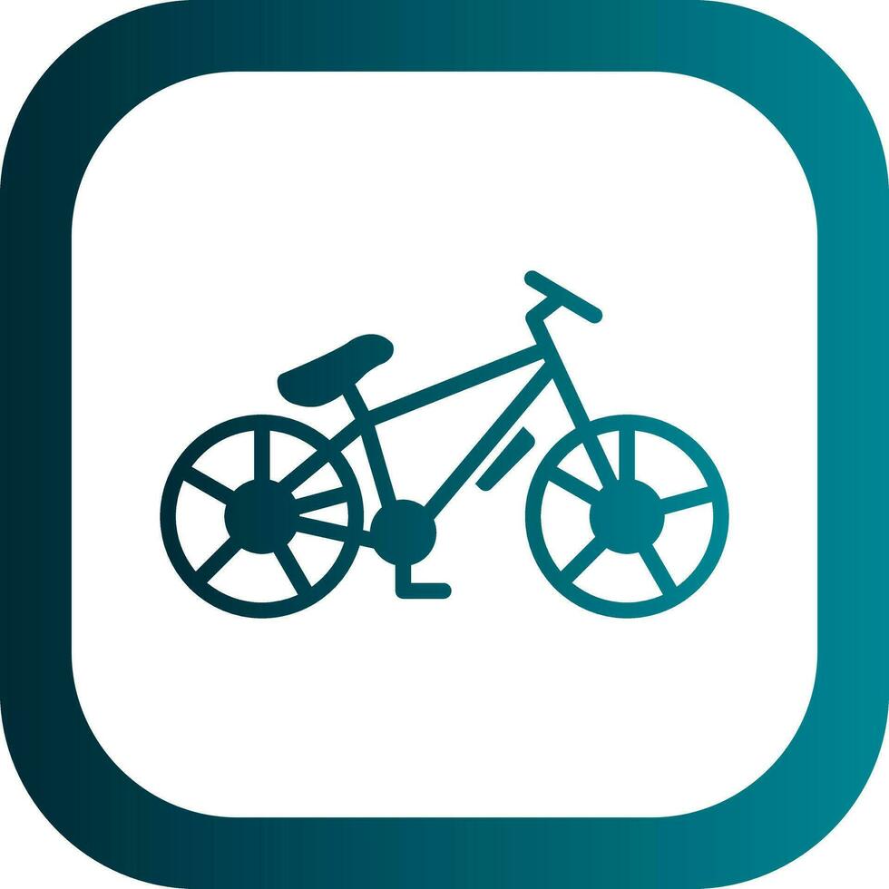 Mountainbike-Vektor-Icon-Design vektor