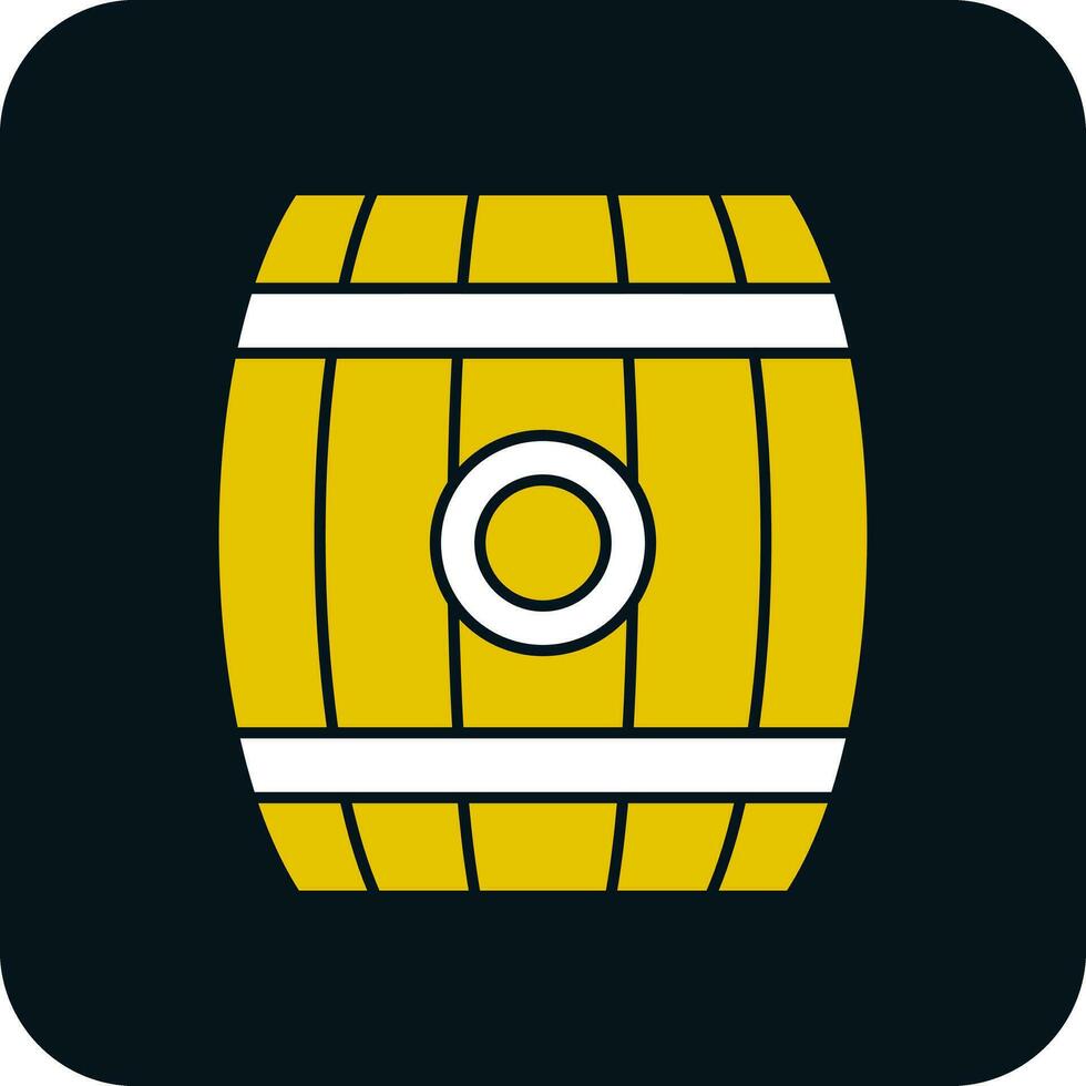 Barrel-Vektor-Icon-Design vektor