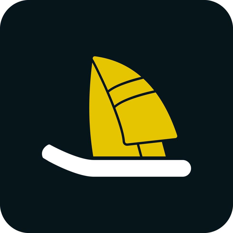 Windsurf-Vektor-Icon-Design vektor