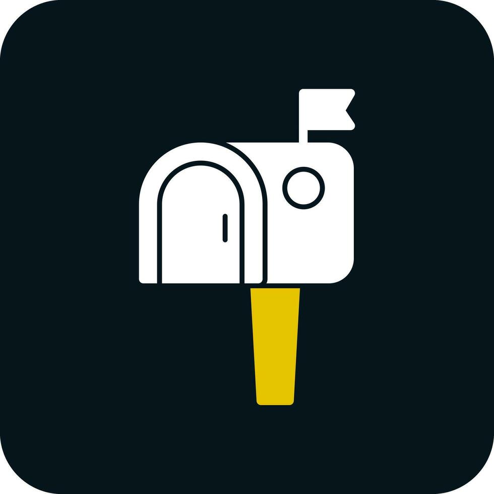 Mailbox-Vektor-Icon-Design vektor