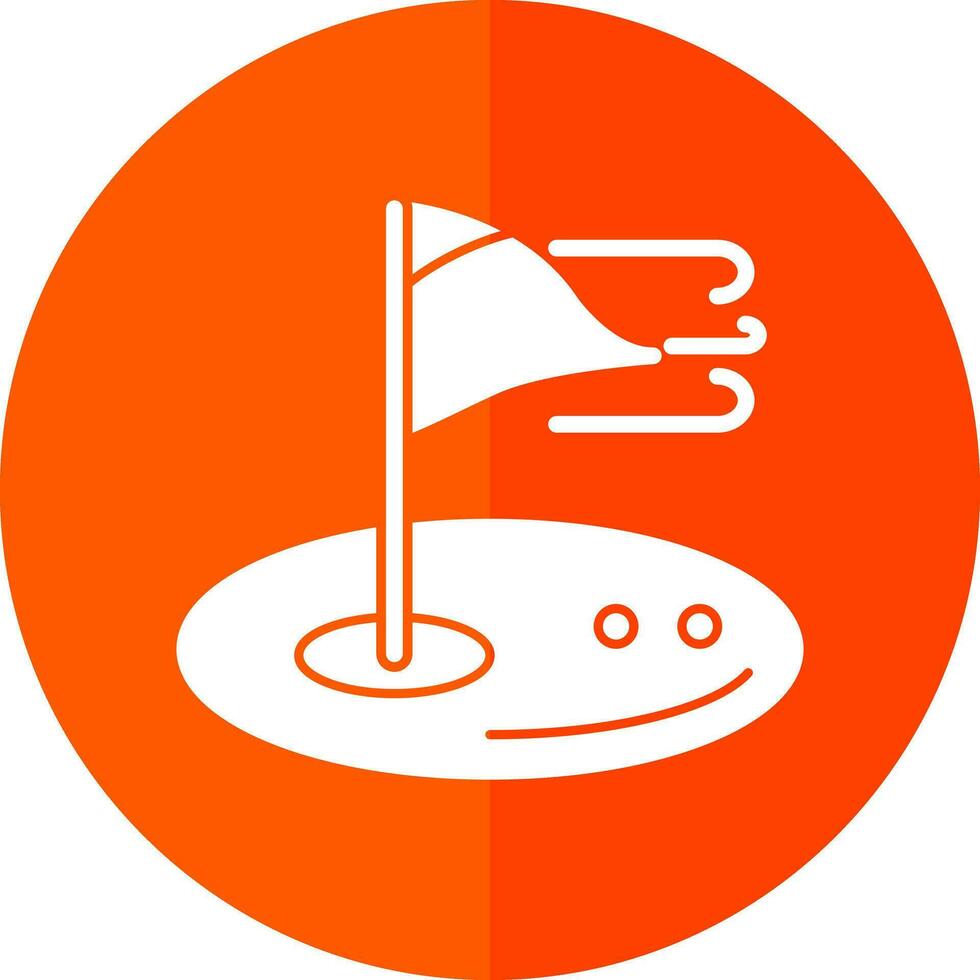 Golf-Vektor-Icon-Design vektor