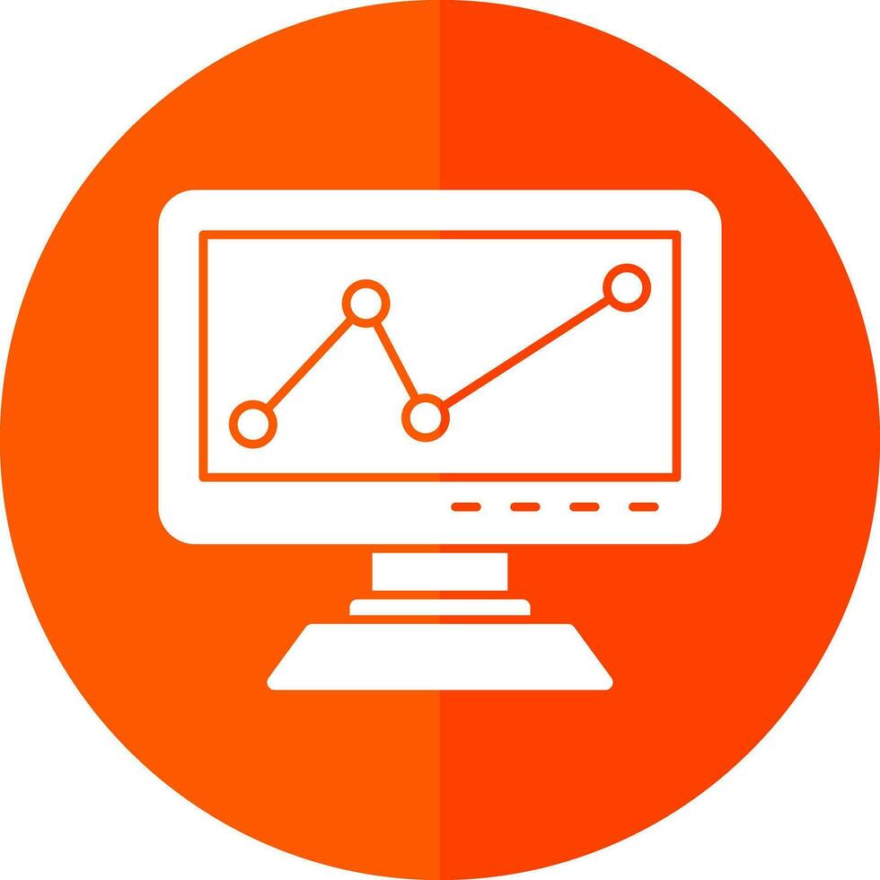 Analytics-Vektor-Icon-Design vektor