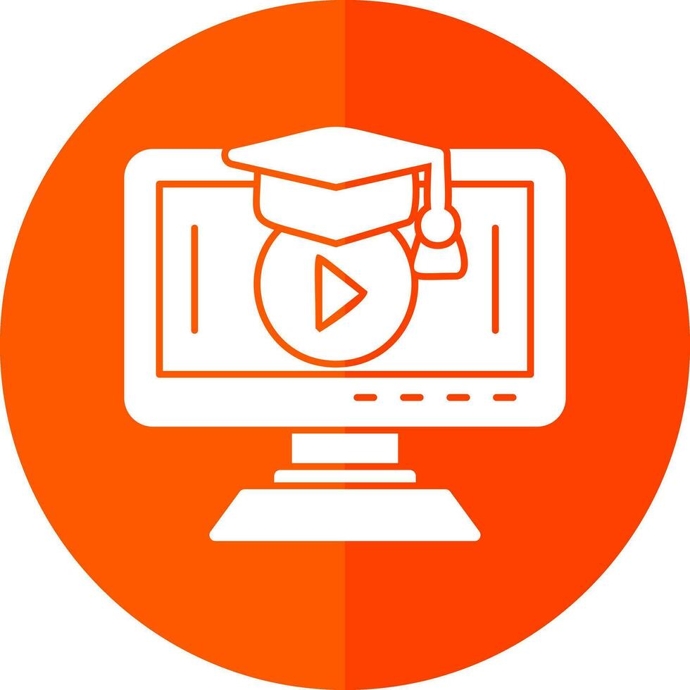 Bildung Video Vektor Symbol Design