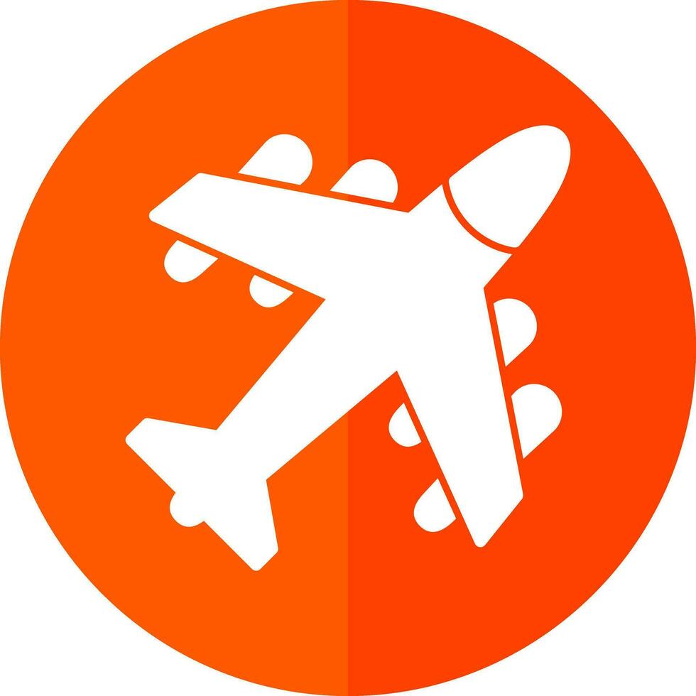 Flugzeug-Vektor-Icon-Design vektor