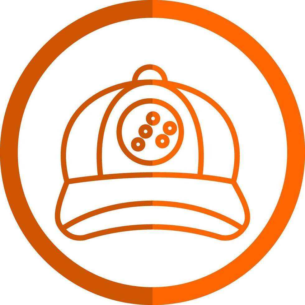 Baseball-Cap-Vektor-Icon-Design vektor