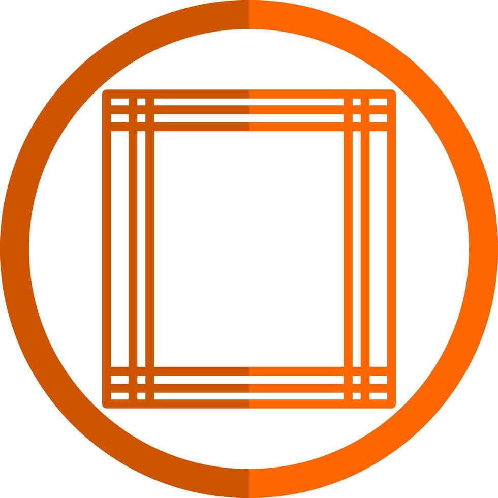 Rahmen-Vektor-Icon-Design vektor