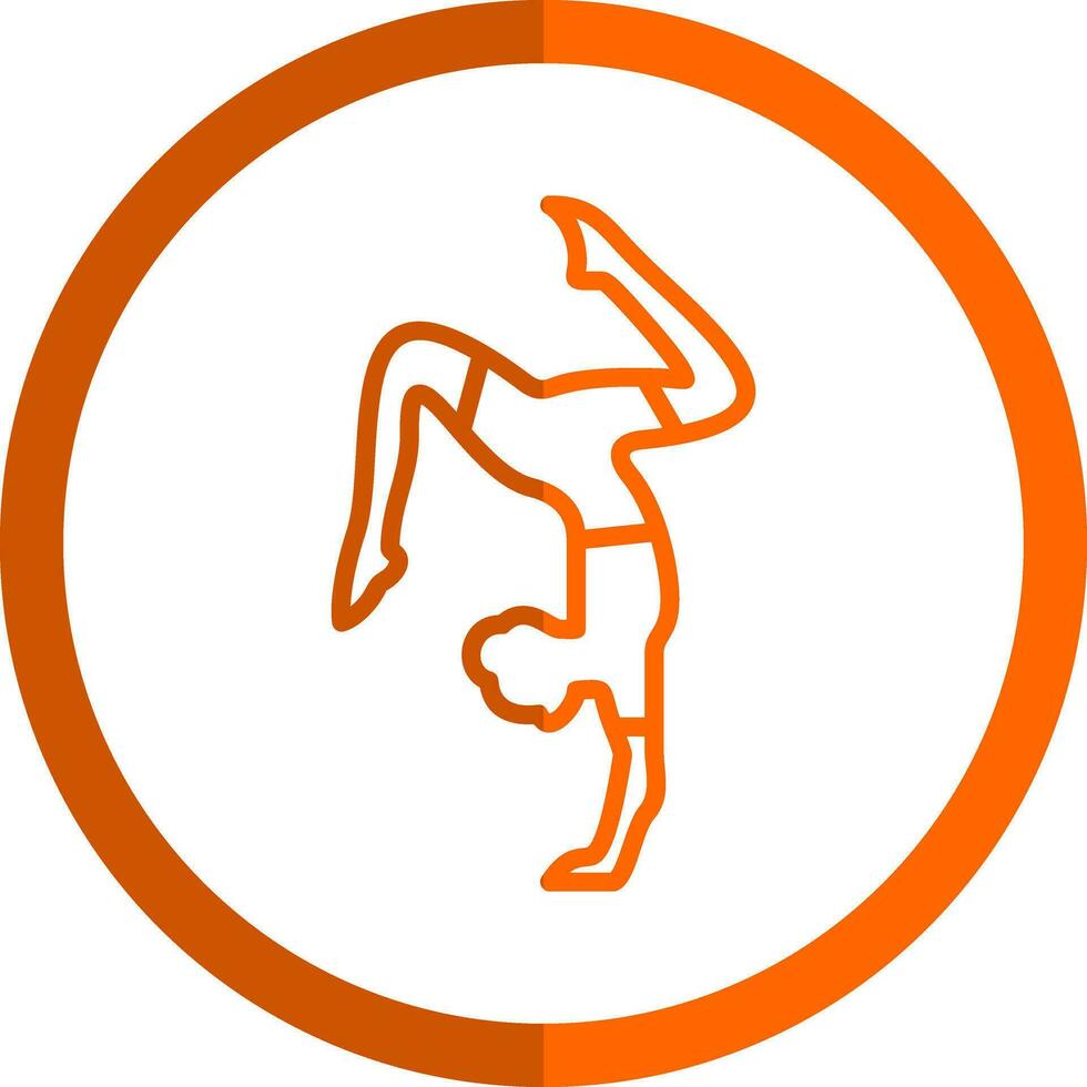 akrobat vektor ikon design