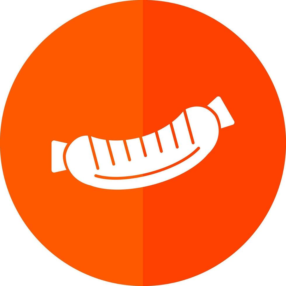 Wurst-Vektor-Icon-Design vektor