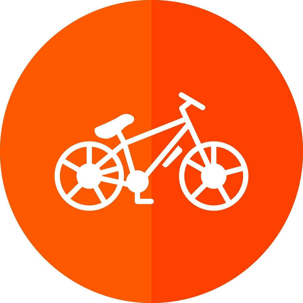 Mountainbike-Vektor-Icon-Design vektor