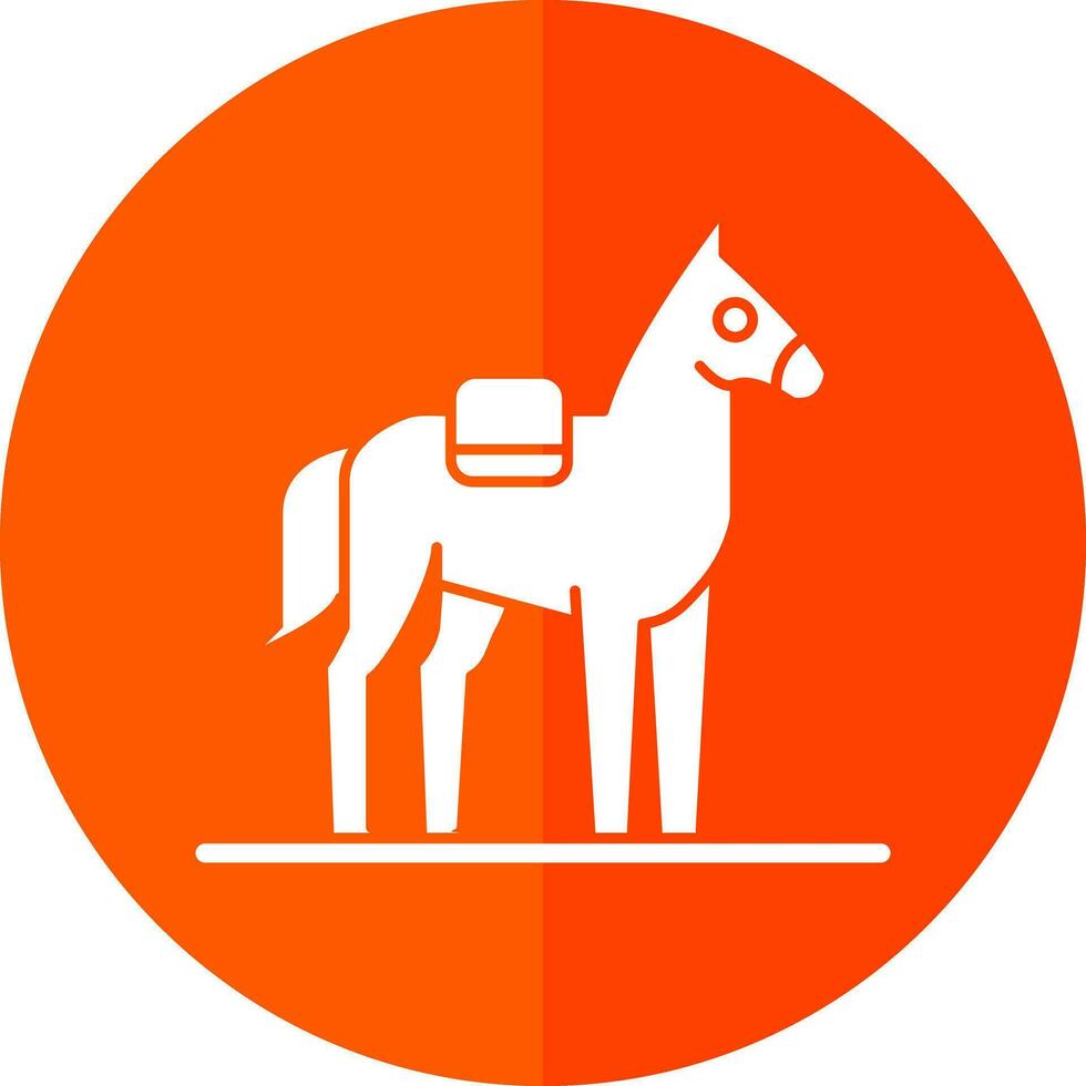 Pferd-Vektor-Icon-Design vektor