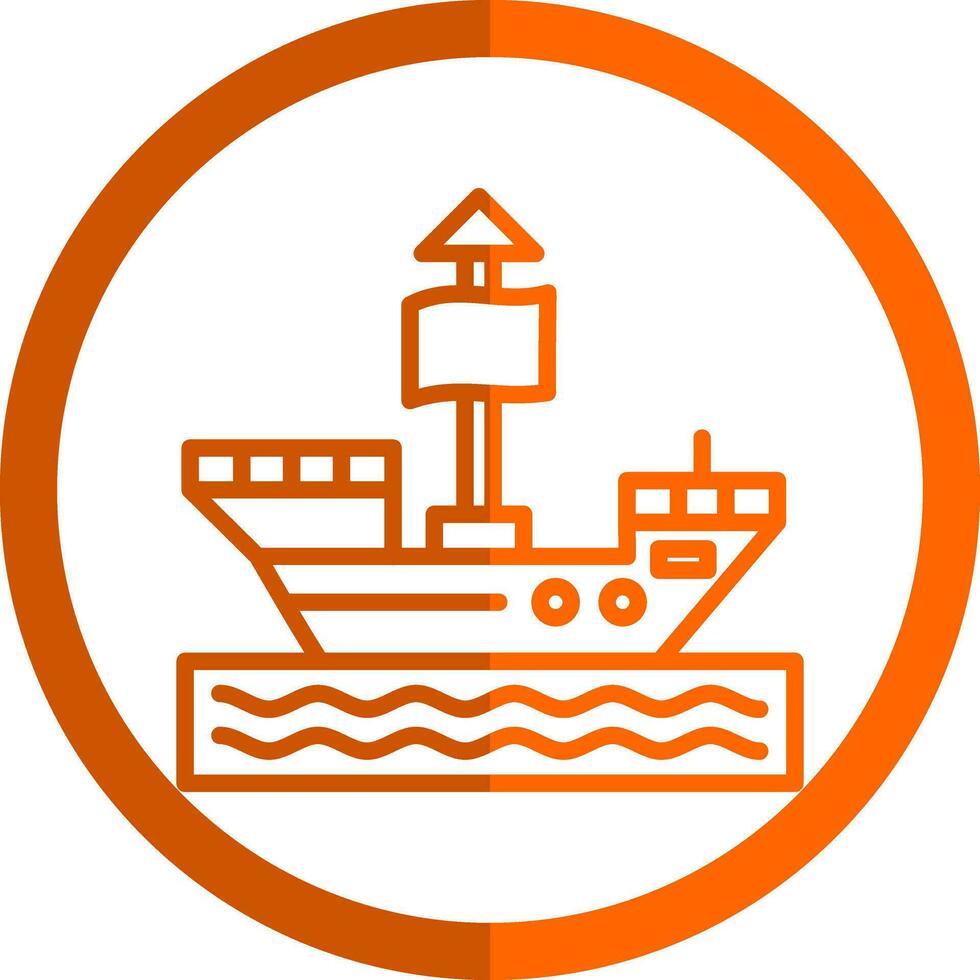 Pirat Schiff Vektor Symbol Design