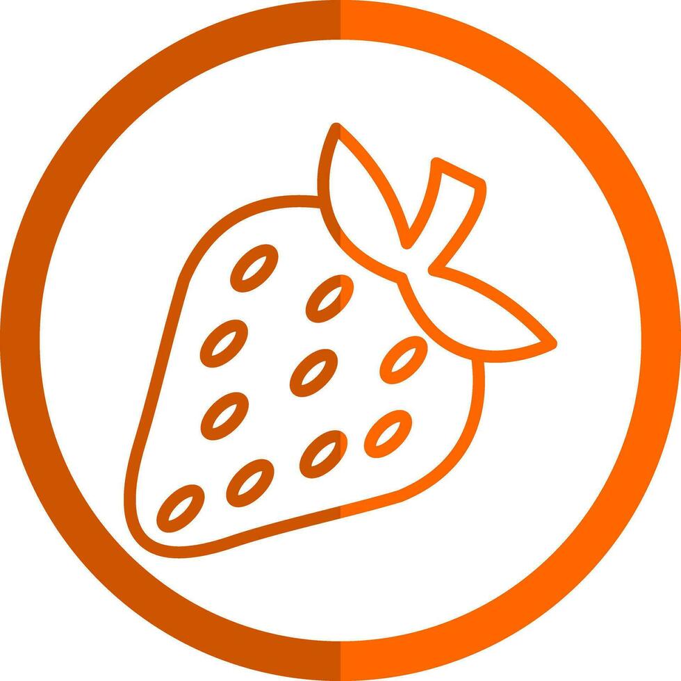jordgubb vektor ikon design