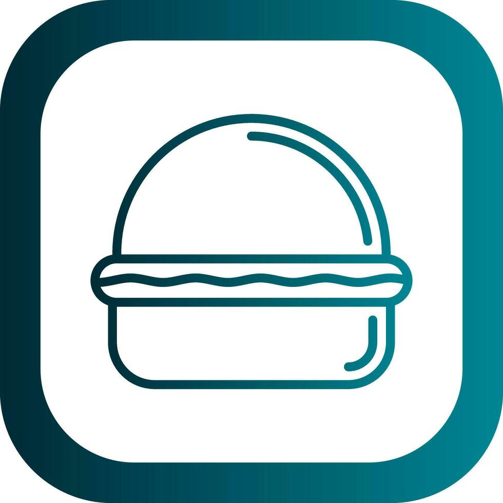 Hamburger-Vektor-Icon-Design vektor