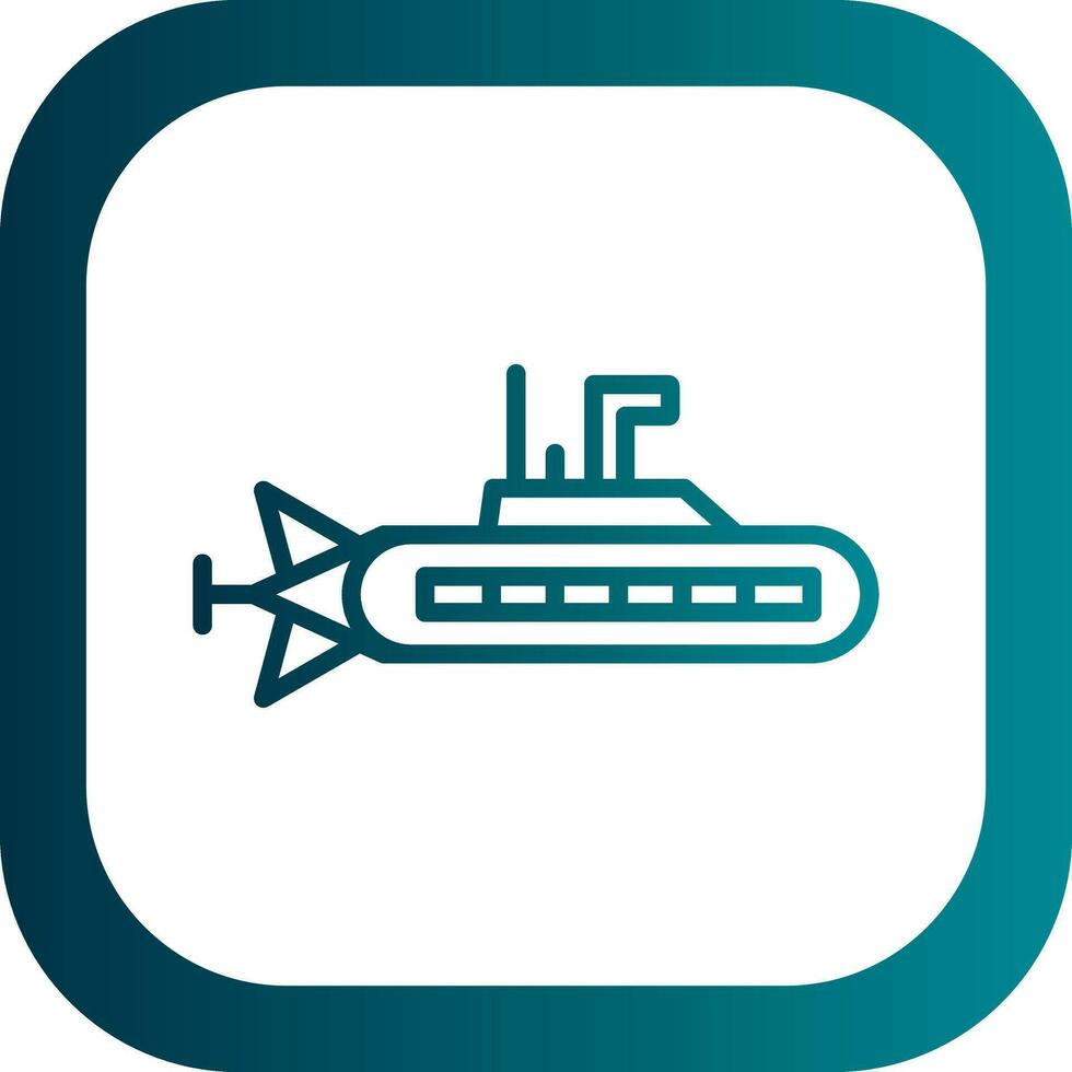 U-Boot-Vektor-Icon-Design vektor