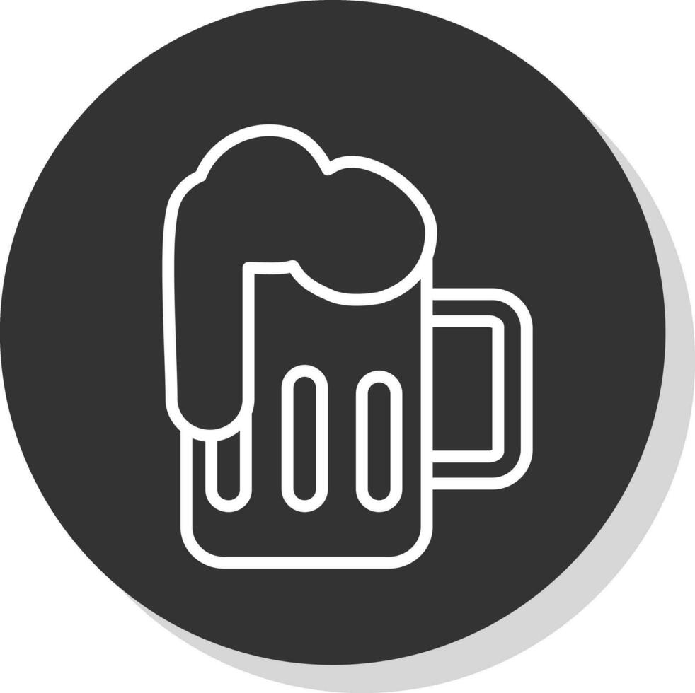 Bier-Vektor-Icon-Design vektor