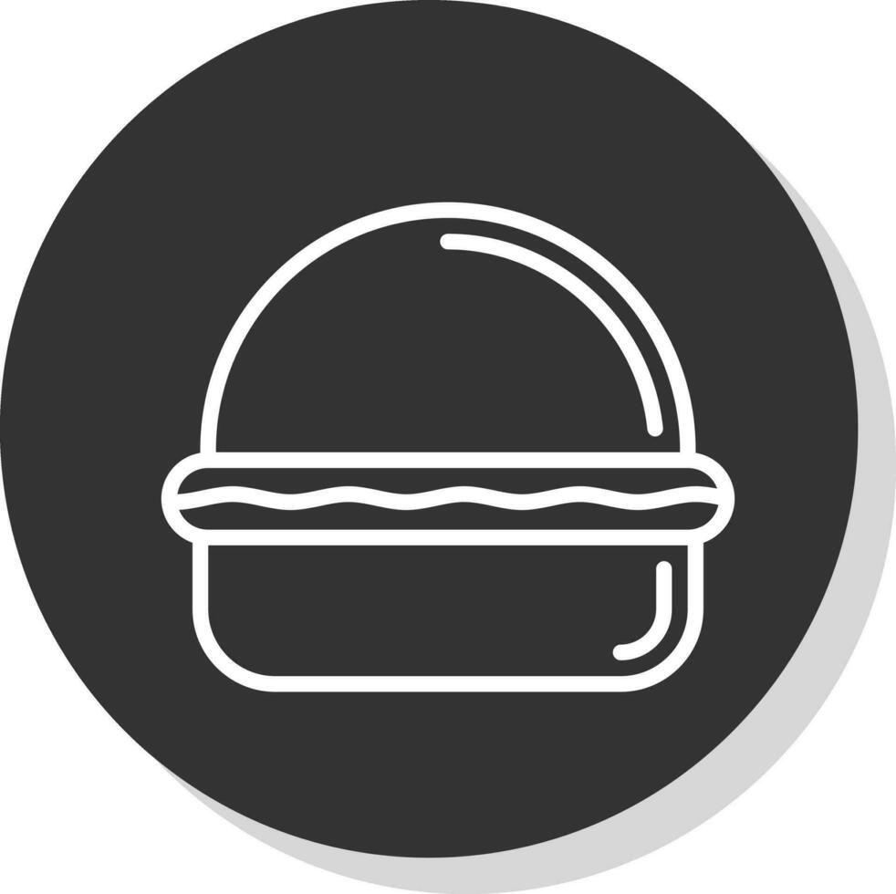 Hamburger-Vektor-Icon-Design vektor