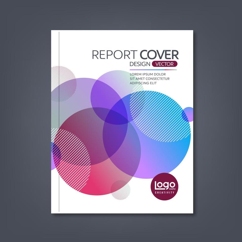 moderne Vektor-Design-Vorlage mit abstraktem Hintergrunddesign für Corporate Business Jahresbericht Buchcover Broschüre Flyer Poster vektor