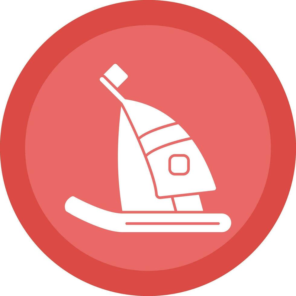 Windsurf-Vektor-Icon-Design vektor