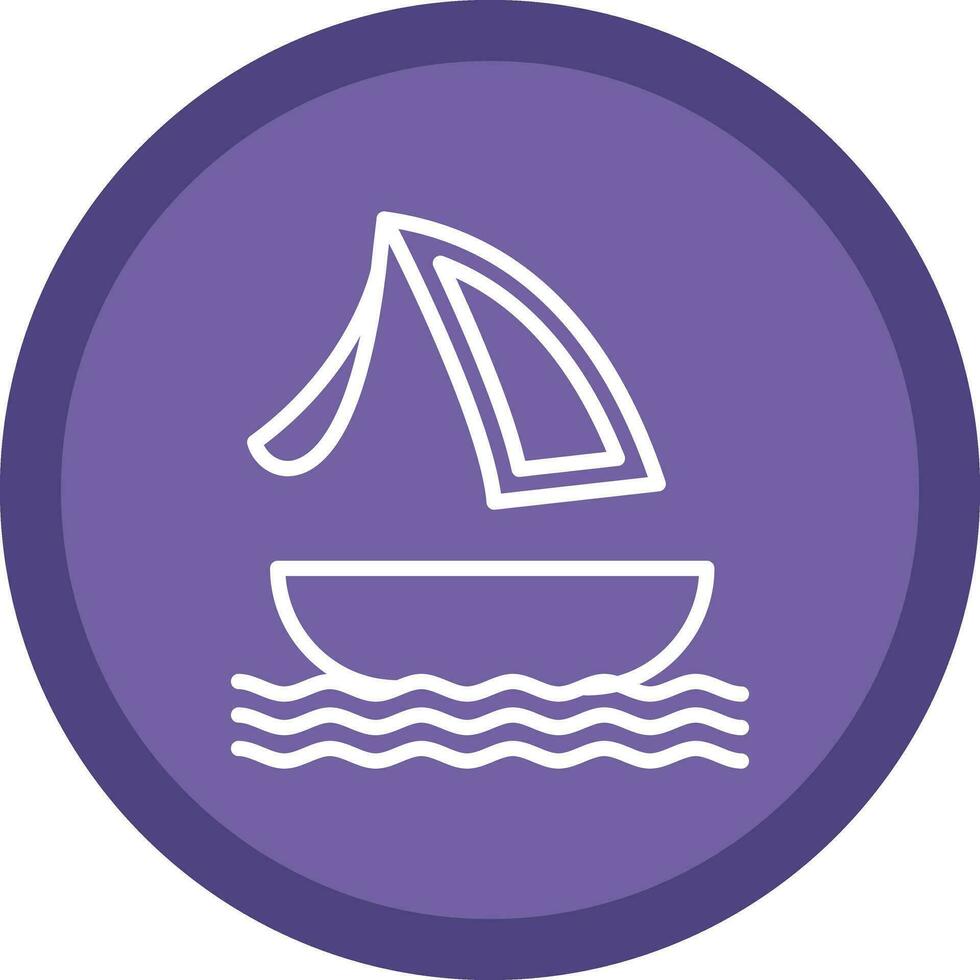 Surfen Boot Vektor Symbol Design